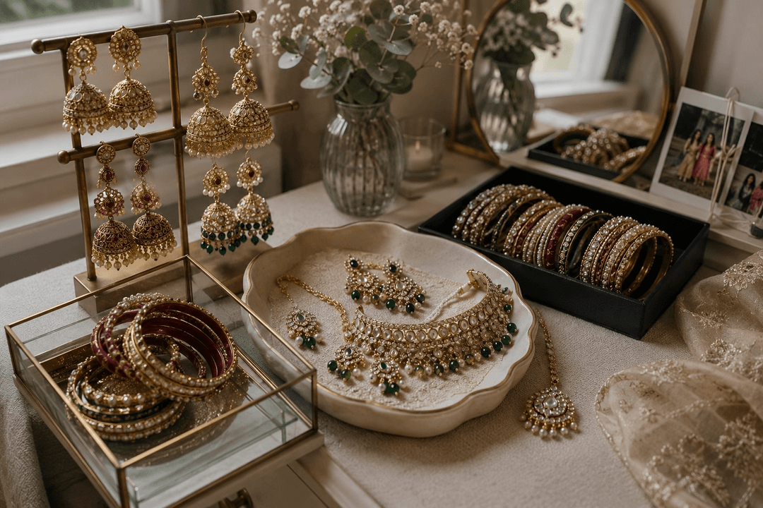 Indischen Schmuck richtig kombinieren